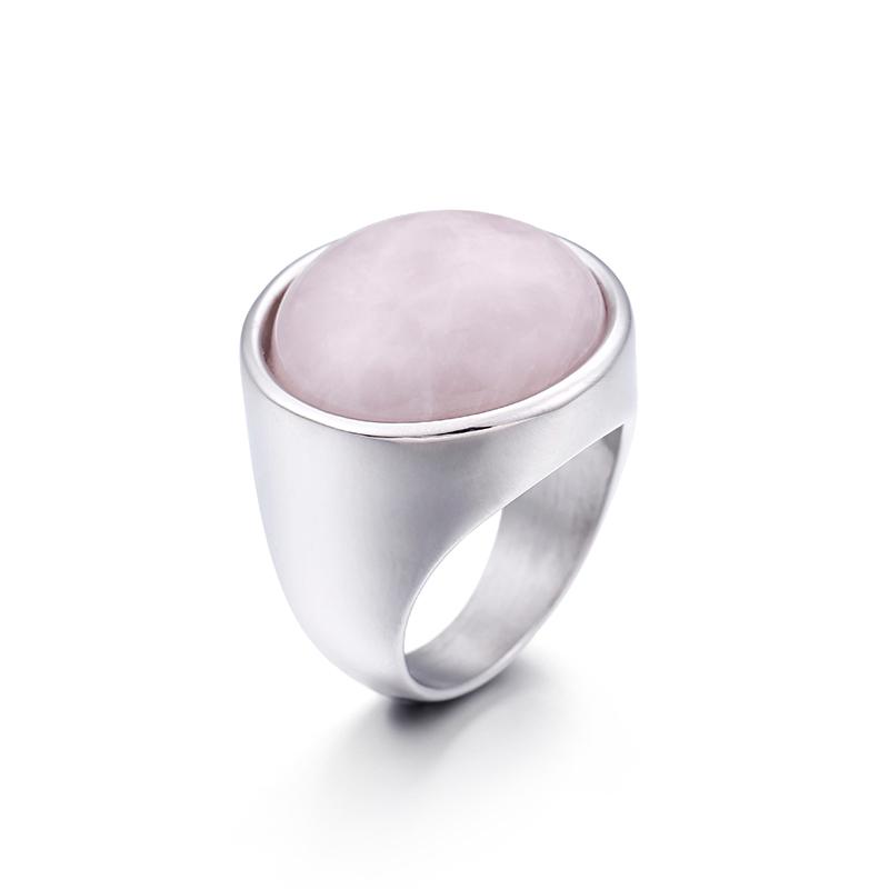 Rossny Crystal Rings Lady Marble Color Stone Rings Women Size 6-9 Antique Silver & Gold Wedding Rings Party Jewelry-Rings-Rossny