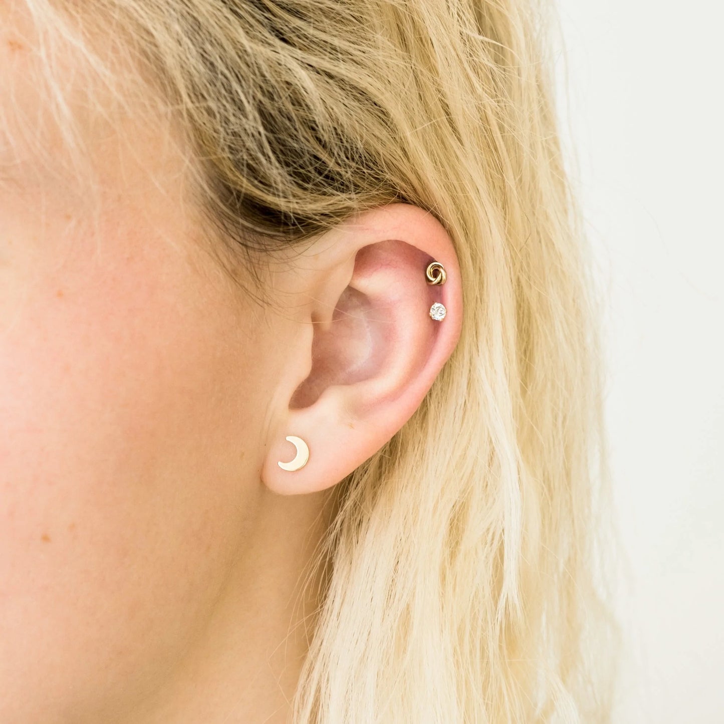 Love Knot Stud Earrings