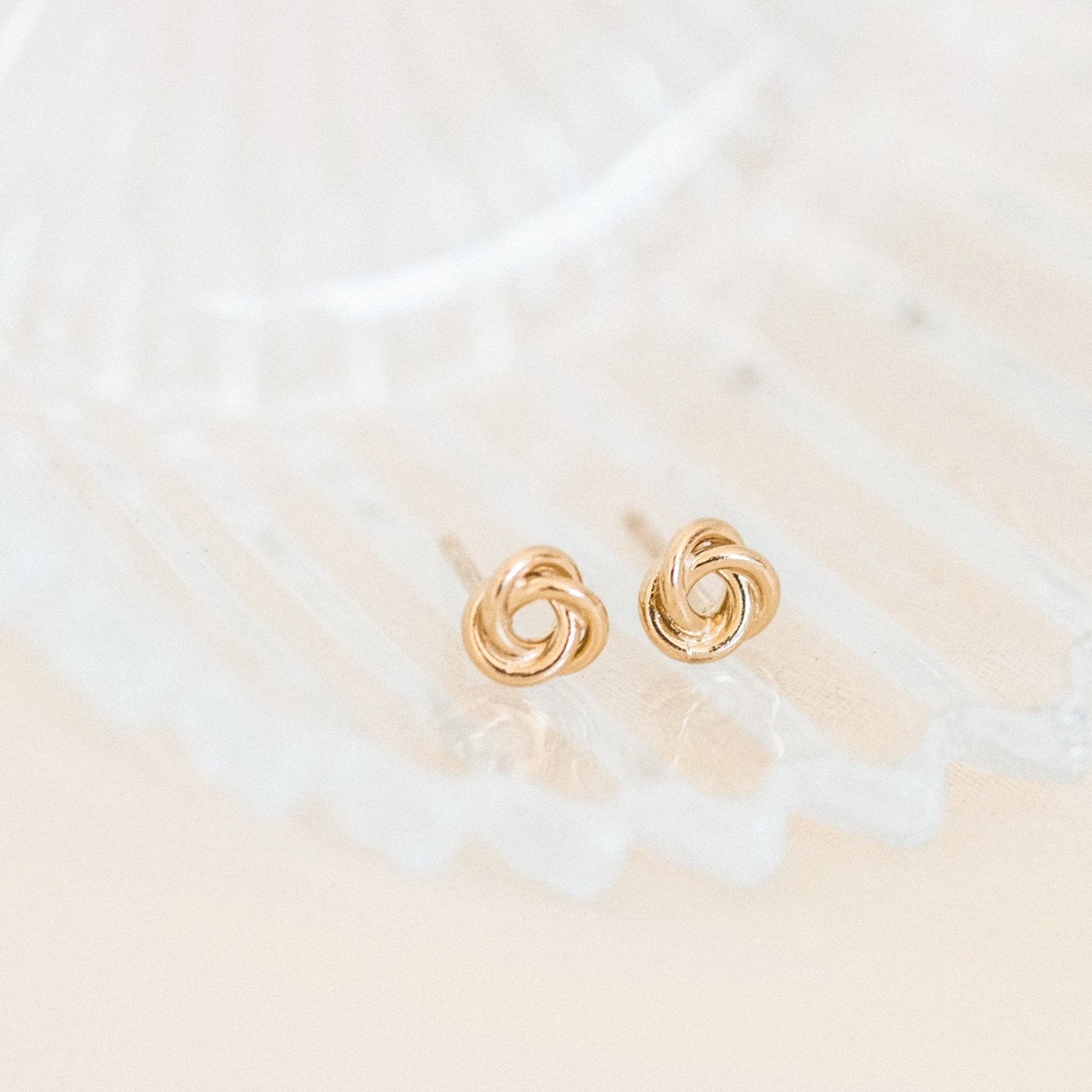 Love Knot Stud Earrings