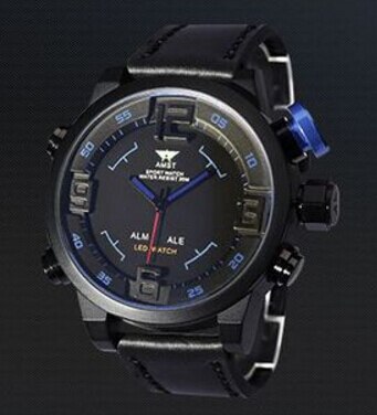 YSYH Men's G Style shock Watch  LED Display Military Watch Men Double Display Watch 5Bars Waterproof Quartz Clock