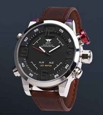 YSYH Men's G Style shock Watch  LED Display Military Watch Men Double Display Watch 5Bars Waterproof Quartz Clock