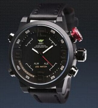 YSYH Men's G Style shock Watch  LED Display Military Watch Men Double Display Watch 5Bars Waterproof Quartz Clock