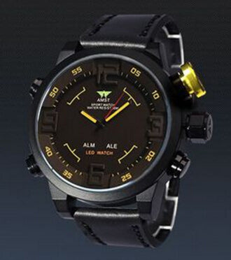 YSYH Men's G Style shock Watch  LED Display Military Watch Men Double Display Watch 5Bars Waterproof Quartz Clock