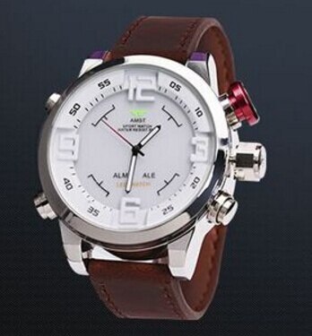 YSYH Men's G Style shock Watch  LED Display Military Watch Men Double Display Watch 5Bars Waterproof Quartz Clock