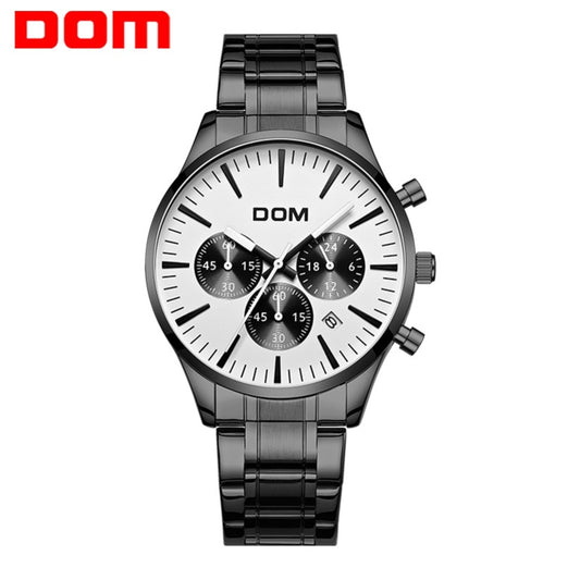 YSYH sport watch men waterproof countdown 24 hours independent display 3 small pointer multi-function quartz wristwatch