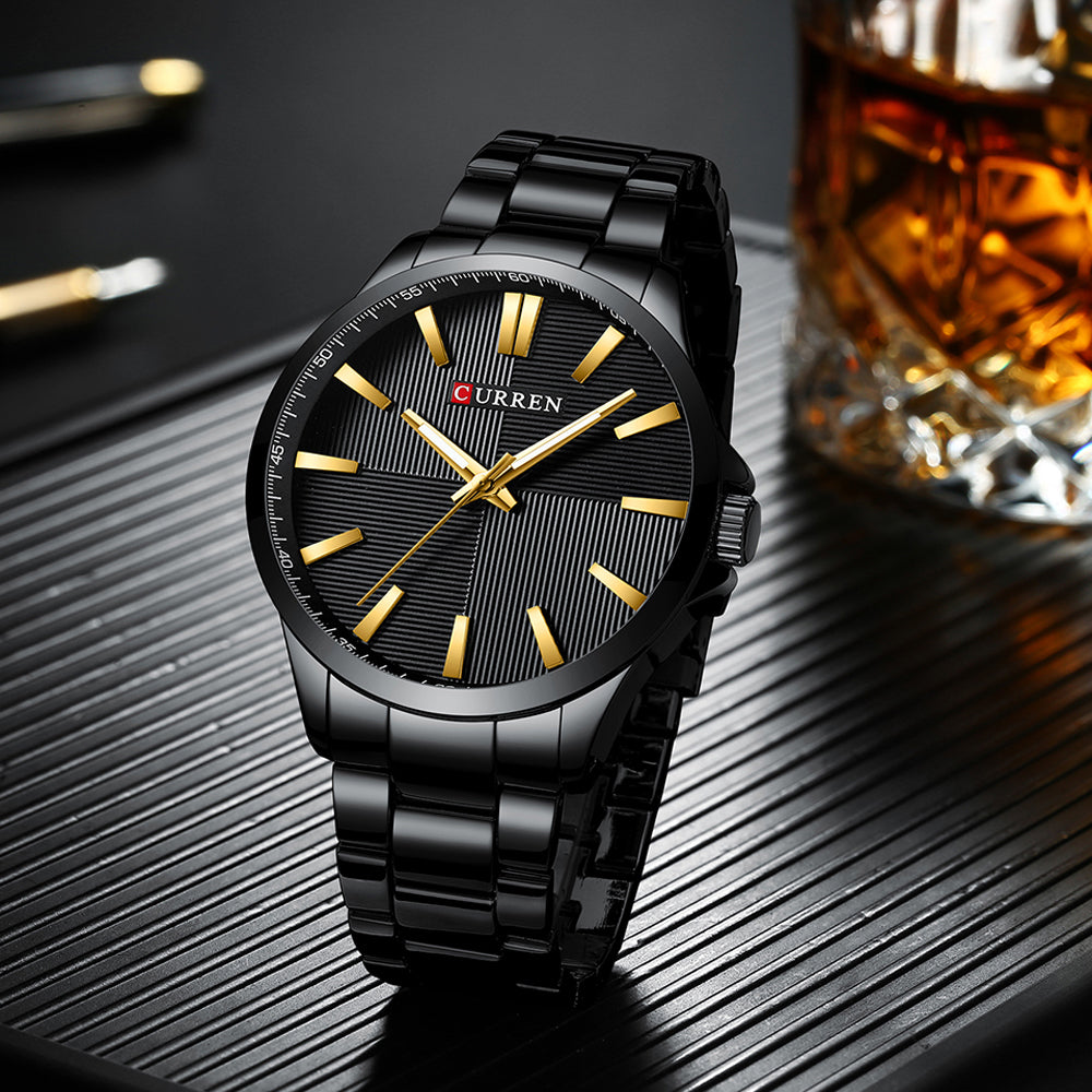 Men Watches  Luxury Brand Stainless Steel  Mens Watch YSYH Wristwatch Man Clock Waterproof 30 M Relojes