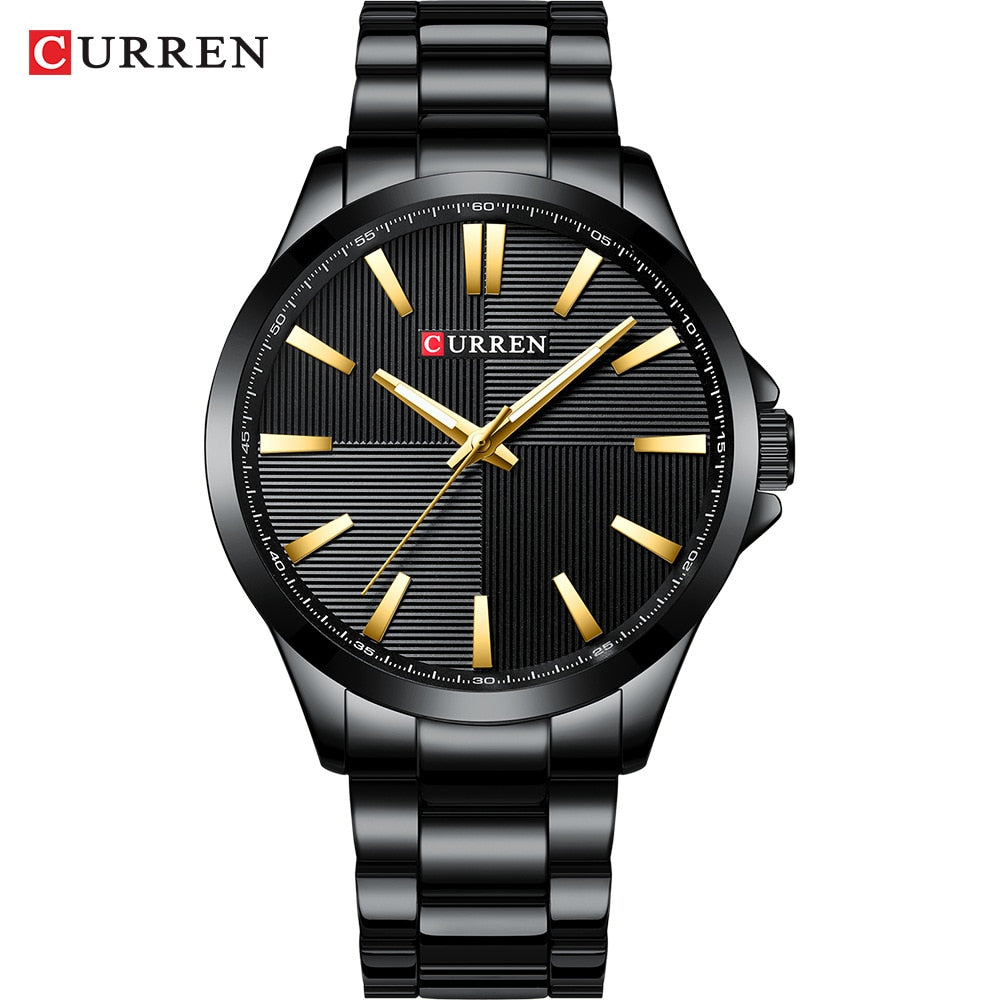 Men Watches  Luxury Brand Stainless Steel  Mens Watch YSYH Wristwatch Man Clock Waterproof 30 M Relojes