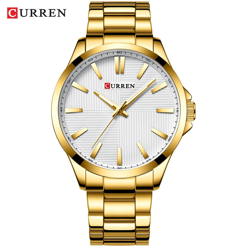 Men Watches  Luxury Brand Stainless Steel  Mens Watch YSYH Wristwatch Man Clock Waterproof 30 M Relojes