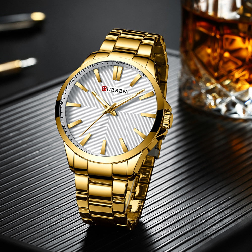 Men Watches  Luxury Brand Stainless Steel  Mens Watch YSYH Wristwatch Man Clock Waterproof 30 M Relojes