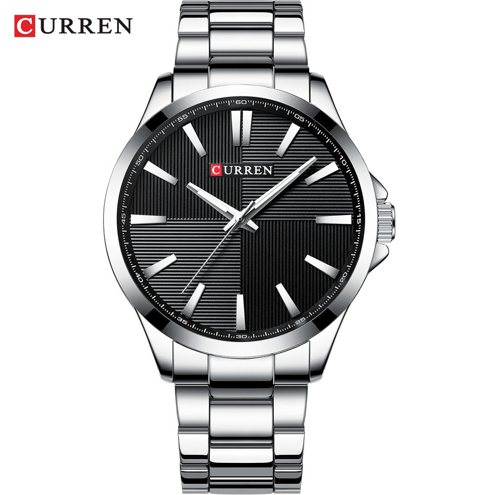 Men Watches  Luxury Brand Stainless Steel  Mens Watch YSYH Wristwatch Man Clock Waterproof 30 M Relojes