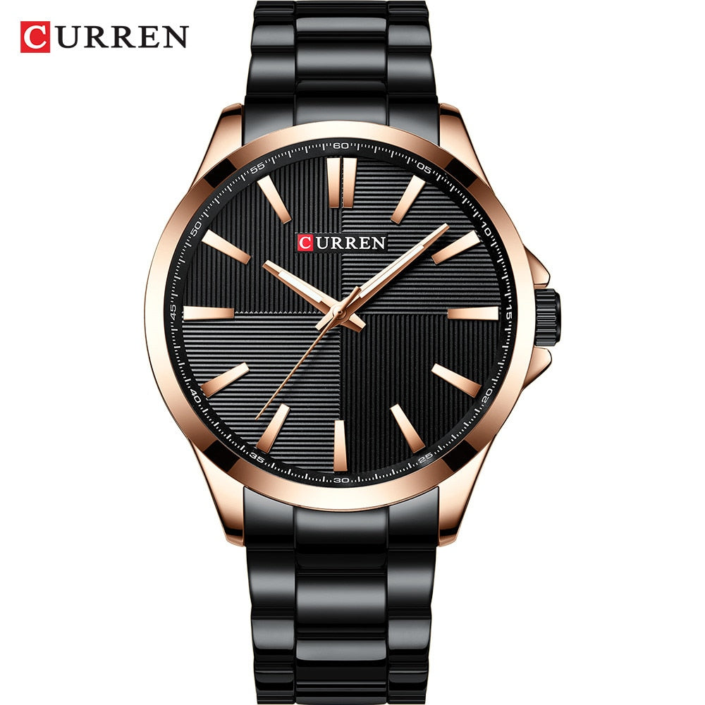 Men Watches  Luxury Brand Stainless Steel  Mens Watch YSYH Wristwatch Man Clock Waterproof 30 M Relojes