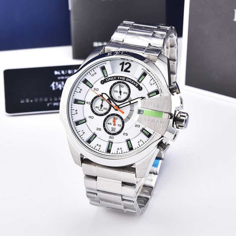 Men's Sport Watch Top Luxury Brand YSYH Waterproof Military Watch Male Gradient Glass Large Dial Multi-function Quartz Clock