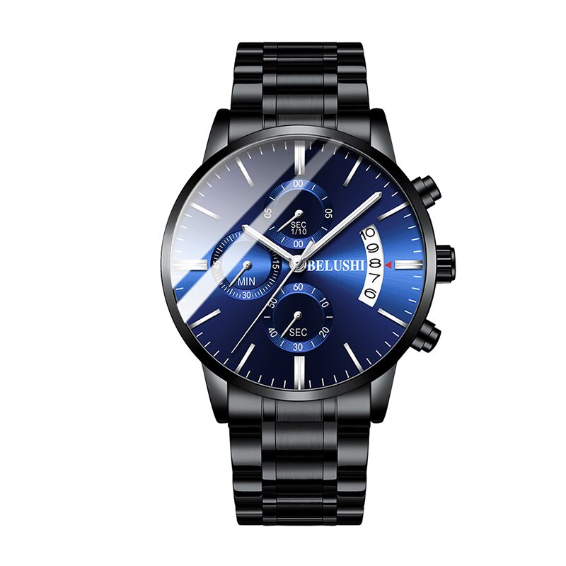 Men's watch luxury brand BELUSHI high-end man business casual watches male waterproof sports quartz wristwatch relogio masculino