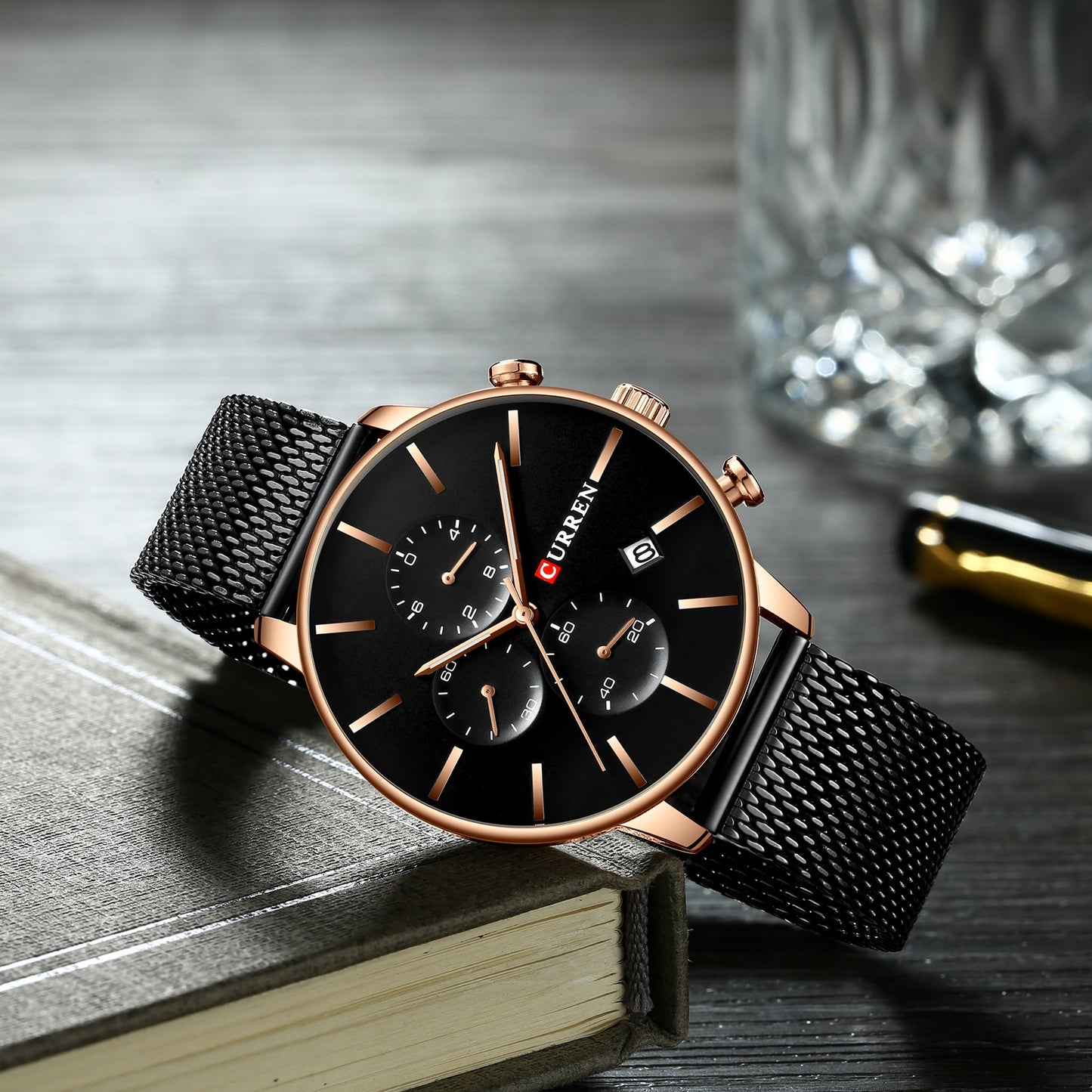 Mens Watches YSYH  Quartz Wristwatch for Men Classic Chronograph Clock Casual Sport  Watch Waterproof  Homem