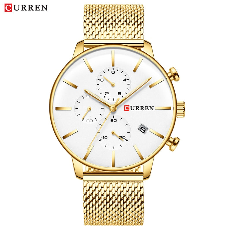 Mens Watches YSYH  Quartz Wristwatch for Men Classic Chronograph Clock Casual Sport  Watch Waterproof  Homem