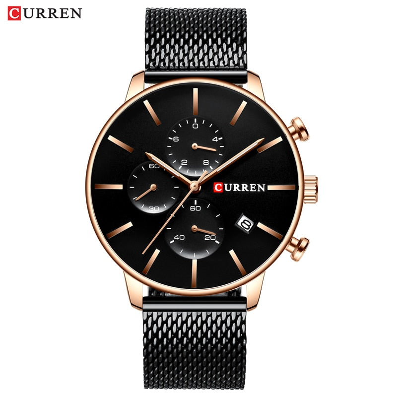 Mens Watches YSYH  Quartz Wristwatch for Men Classic Chronograph Clock Casual Sport  Watch Waterproof  Homem