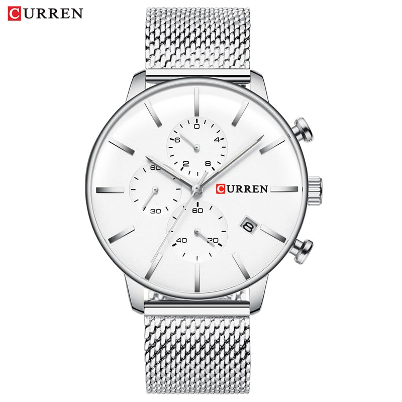 Mens Watches YSYH  Quartz Wristwatch for Men Classic Chronograph Clock Casual Sport  Watch Waterproof  Homem