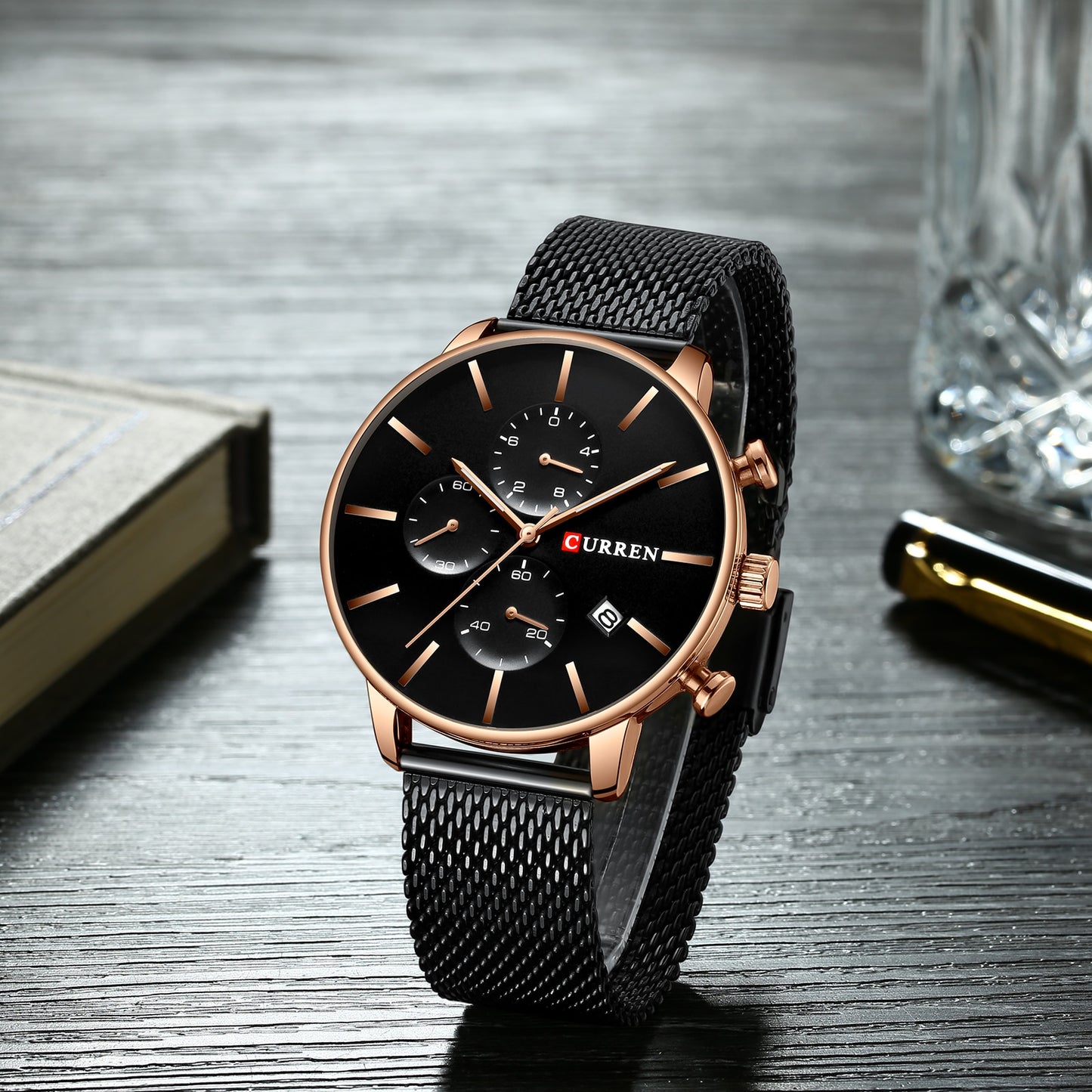 Mens Watches YSYH  Quartz Wristwatch for Men Classic Chronograph Clock Casual Sport  Watch Waterproof  Homem