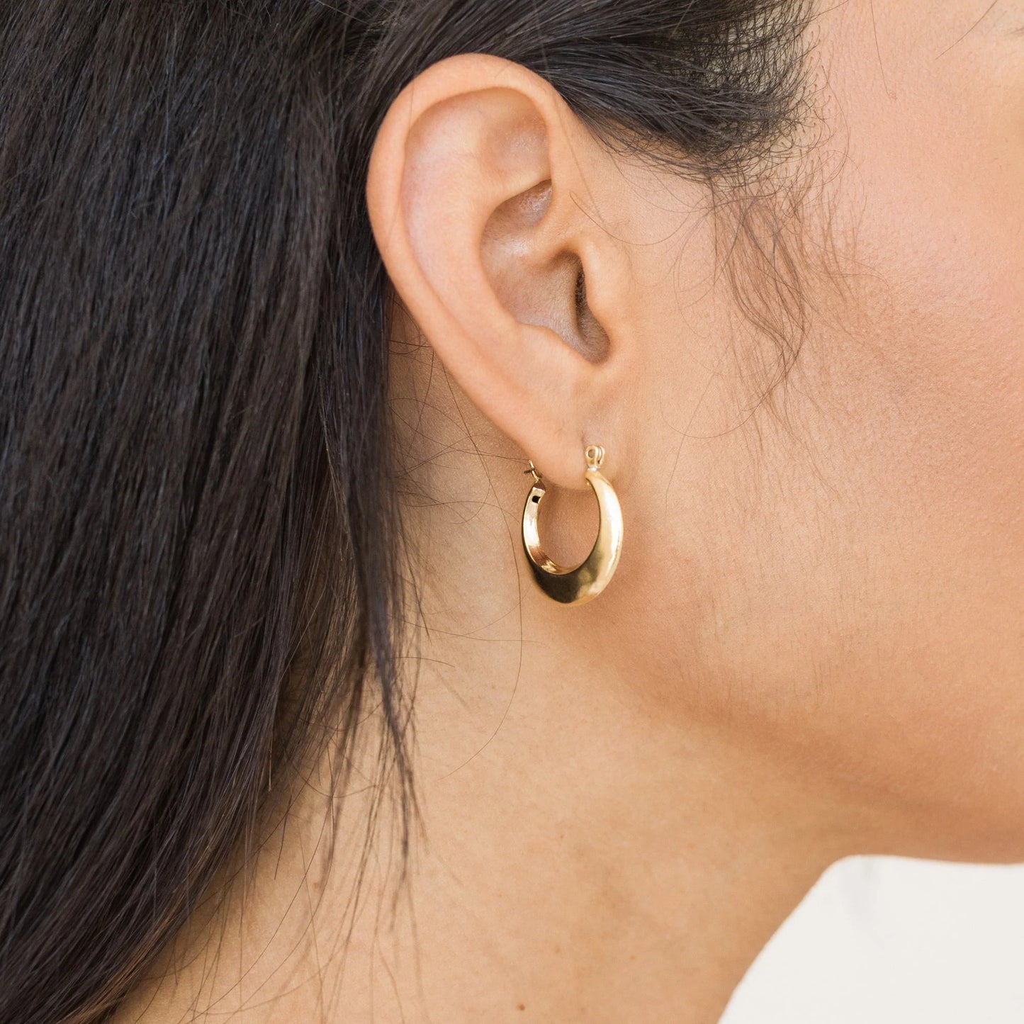 Modern Hoop Earrings