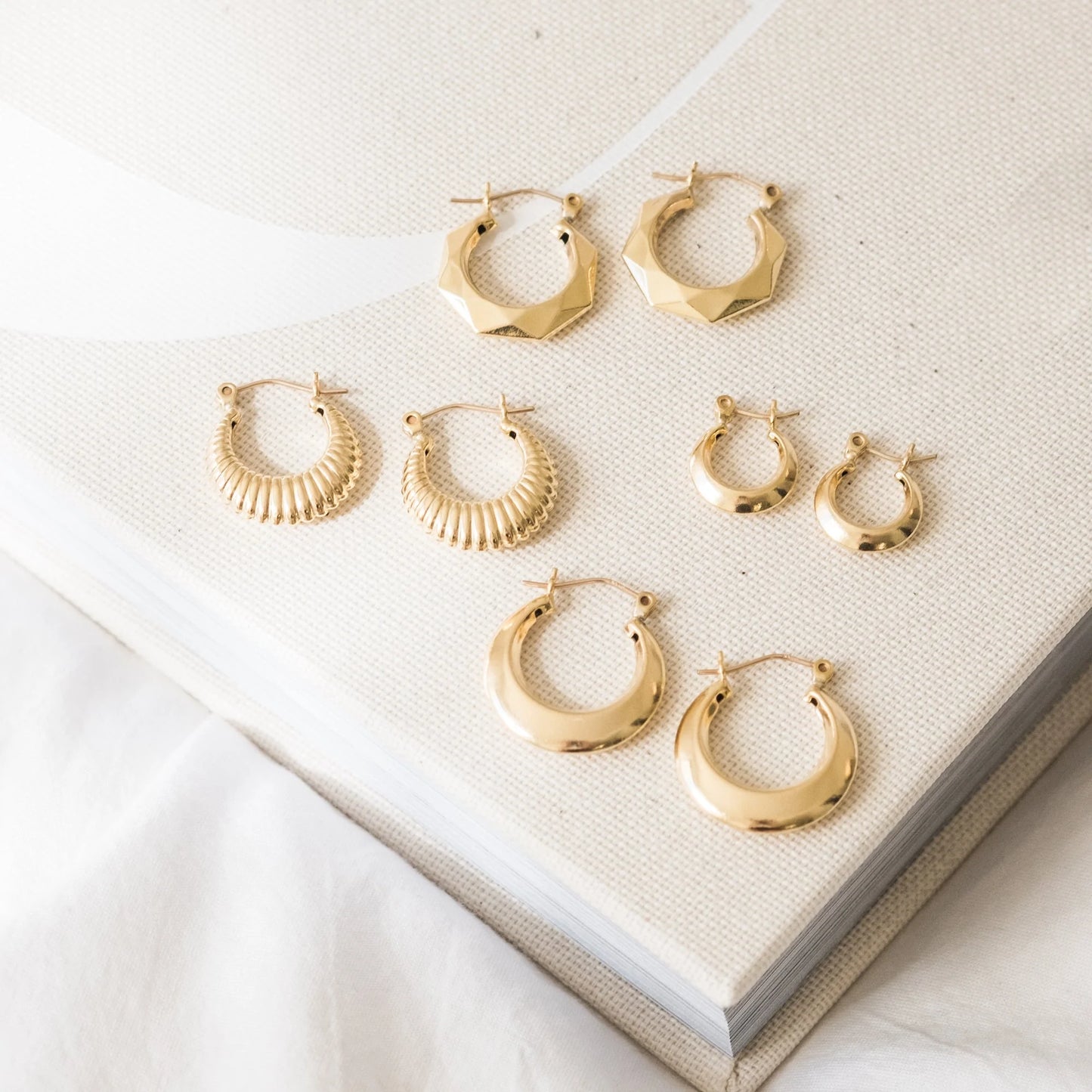 Modern Hoop Earrings