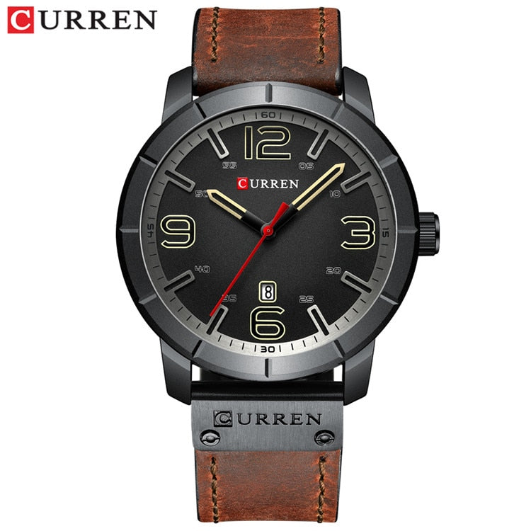 YSYH Quartz Wrist Watch Men Watches Luxury Leather Wristwatch For Male Clock