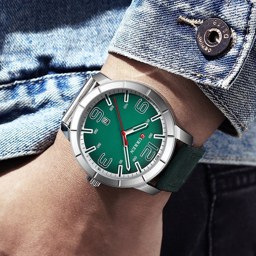 YSYH Quartz Wrist Watch Men Watches Luxury Leather Wristwatch For Male Clock