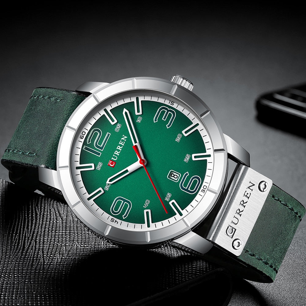 YSYH Quartz Wrist Watch Men Watches Luxury Leather Wristwatch For Male Clock