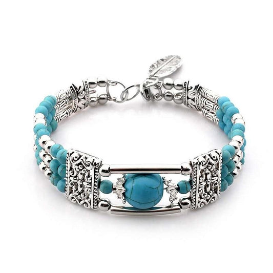 Bohemian Turquoise female bracelet jewelry-Bracelet-Rossny