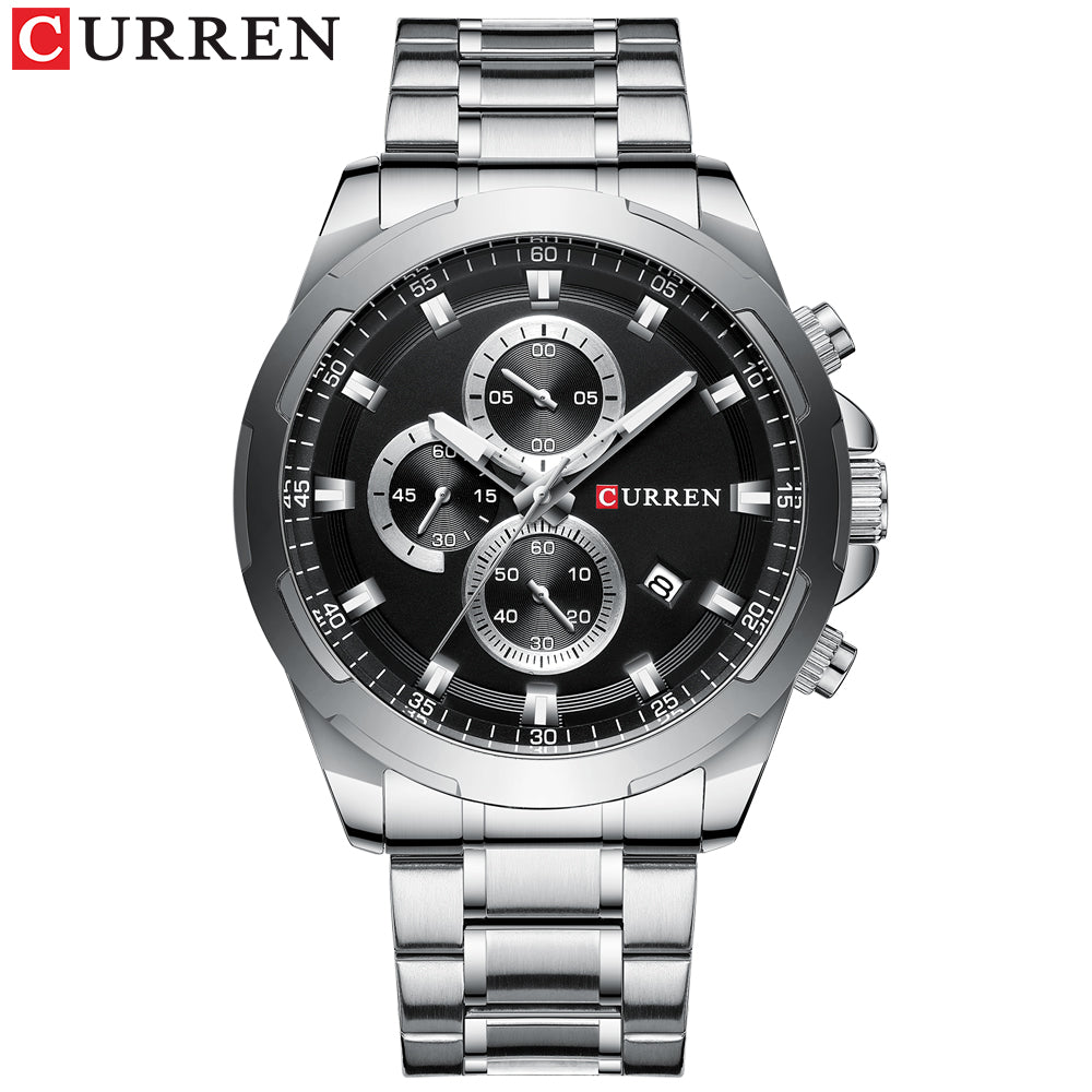 YSYH  Luxury Military Steel Sports Wristwatch For Man Men's Waterproof Male Clock