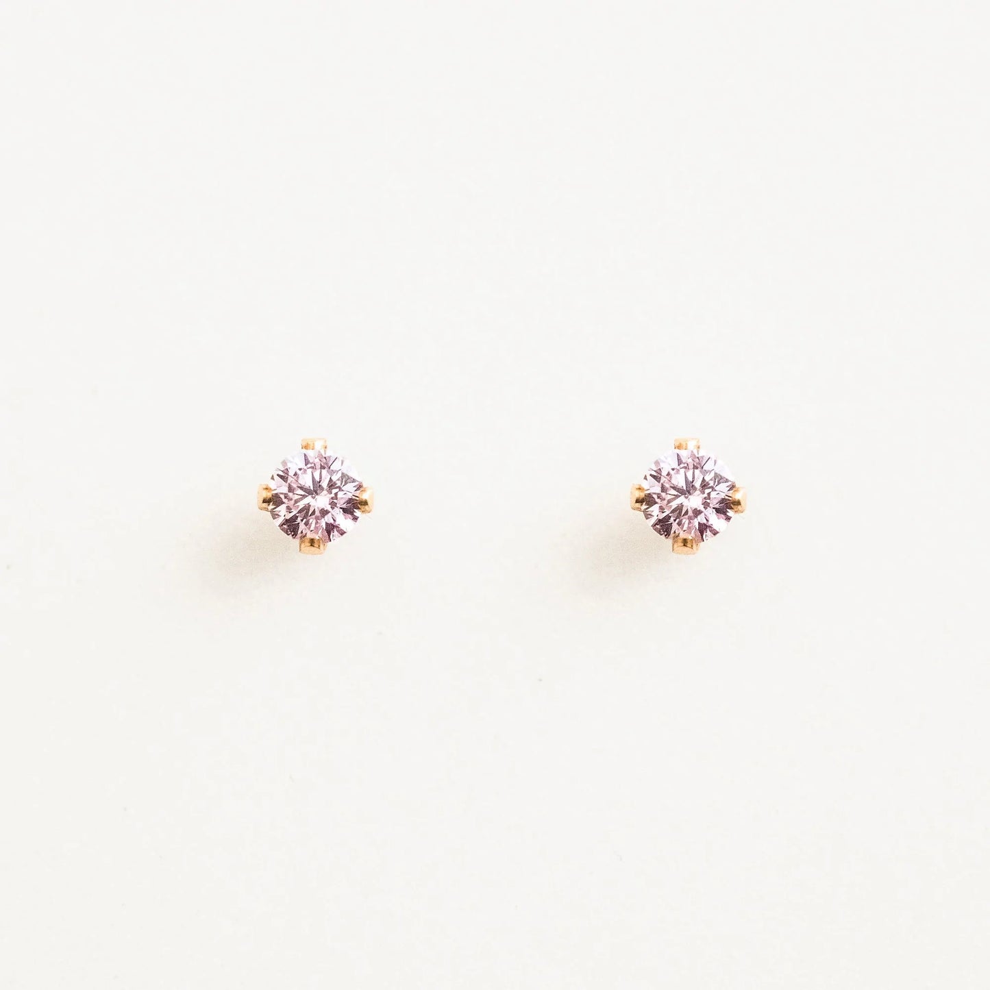 October Birthstone Stud Earrings (Tourmaline)