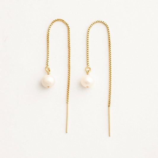 Pearl Threader Earrings