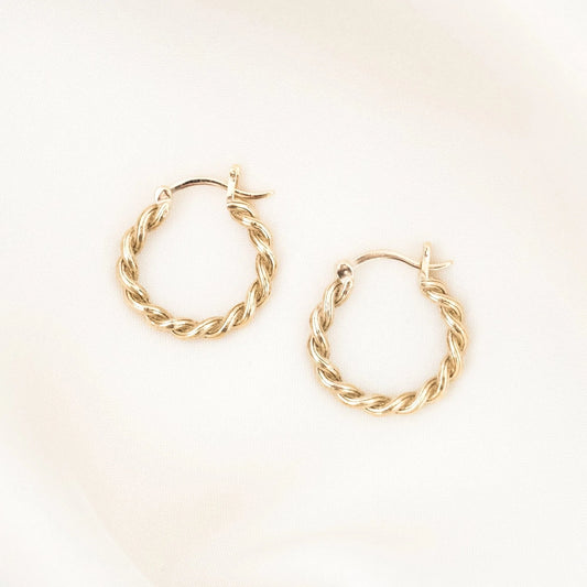 Rope Hoop Earrings