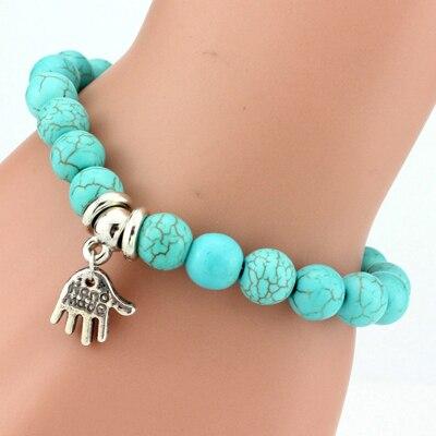 Boho Turquoises Bracelets Cross Tree Snake Bracelet Bangle-Bracelet-Rossny