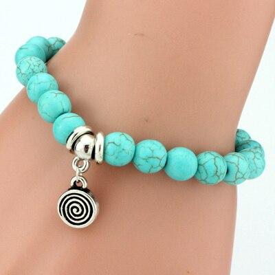 Boho Turquoises Bracelets Cross Tree Snake Bracelet Bangle-Bracelet-Rossny