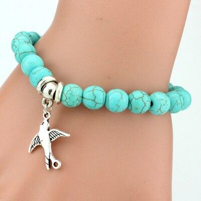 Boho Turquoises Bracelets Cross Tree Snake Bracelet Bangle-Bracelet-Rossny