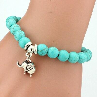 Boho Turquoises Bracelets Cross Tree Snake Bracelet Bangle-Bracelet-Rossny