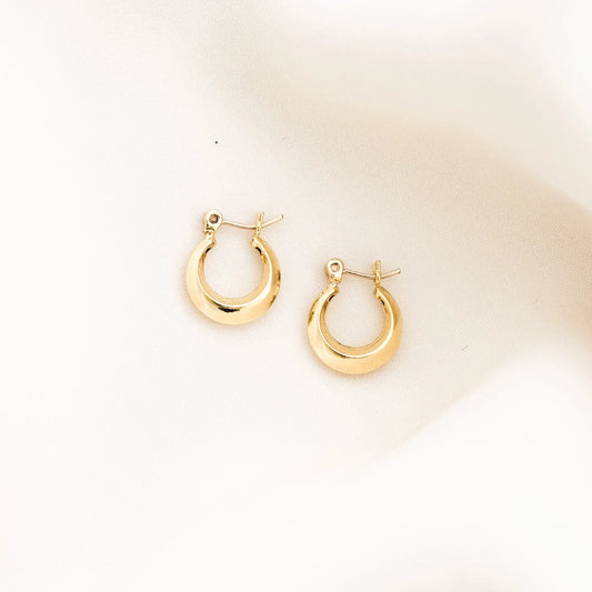 Small Modern Hoop Earrings