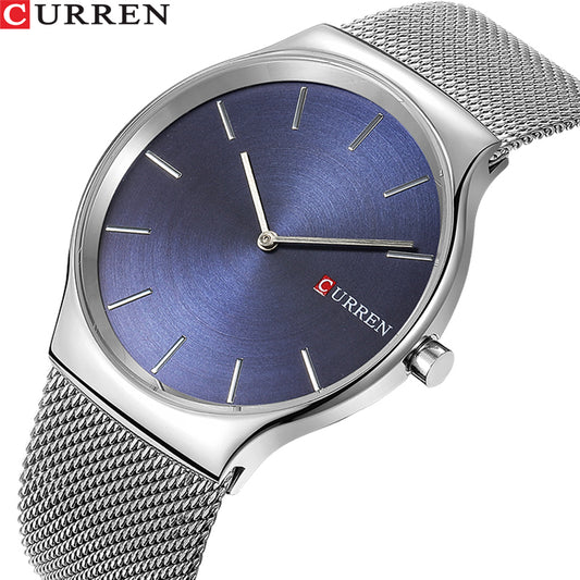 YSYH Fashion Business Men Watches Ultra-thin Male Clock Analog Quartz Sports Steel Waterproof Wristwatch