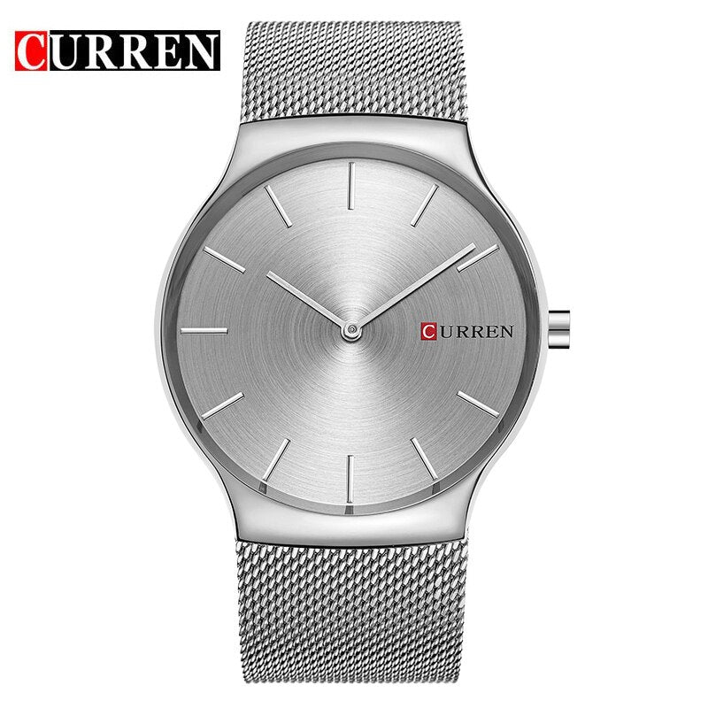 YSYH Fashion Business Men Watches Ultra-thin Male Clock Analog Quartz Sports Steel Waterproof Wristwatch