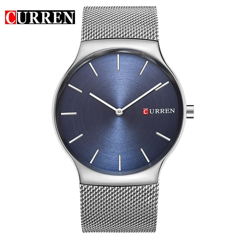 YSYH Fashion Business Men Watches Ultra-thin Male Clock Analog Quartz Sports Steel Waterproof Wristwatch