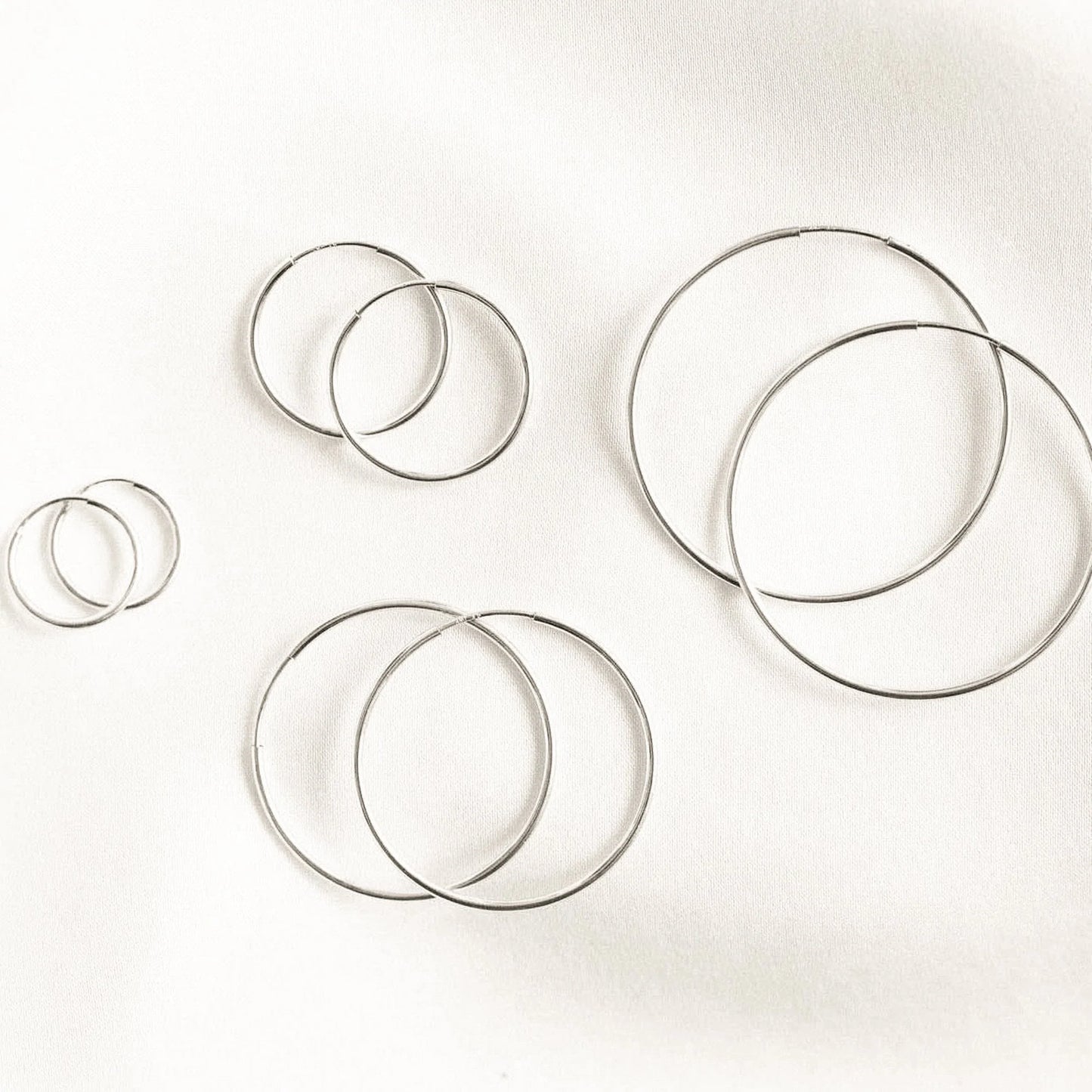 Thin Hoop Earrings