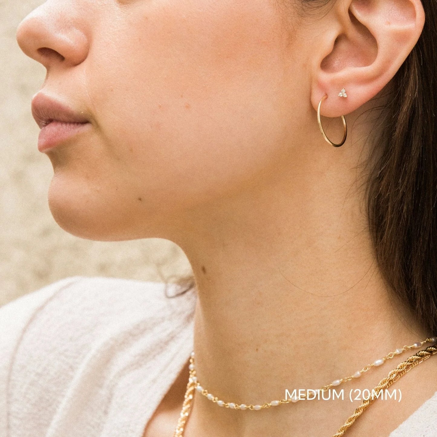 Thin Hoop Earrings