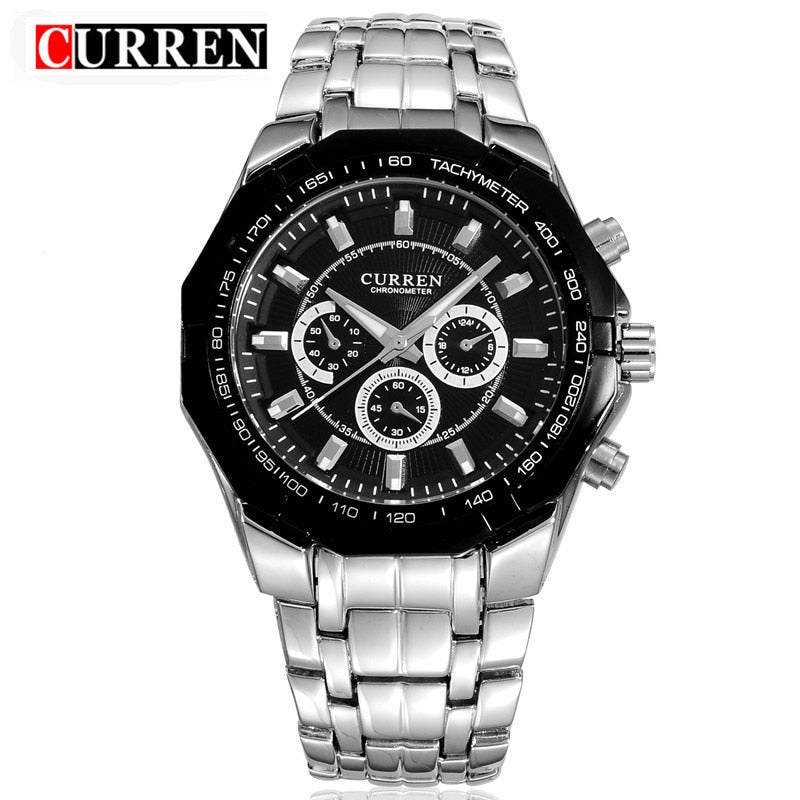 Luxury Watch YSYH Casual Military Quartz Sports Wristwatch Full Steel Waterproof Men's Clock
