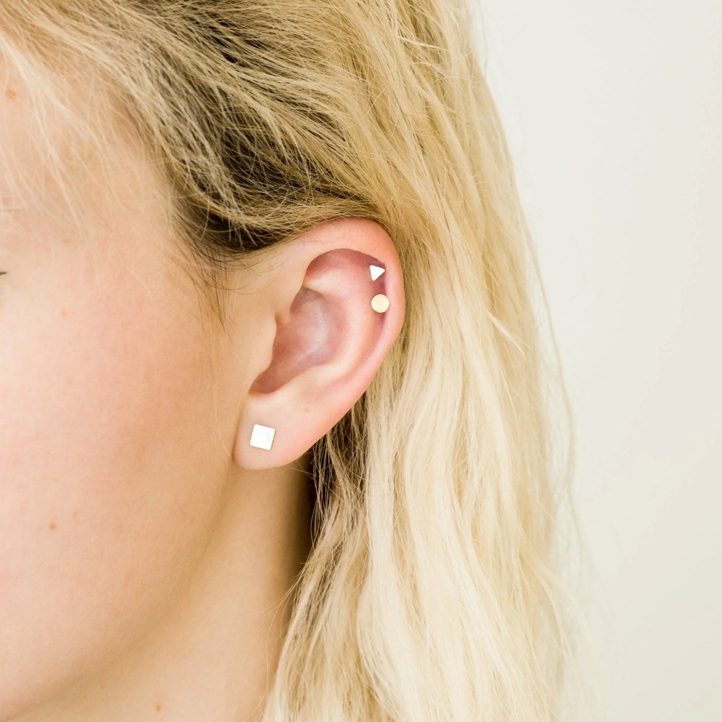 Triangle Stud Earrings