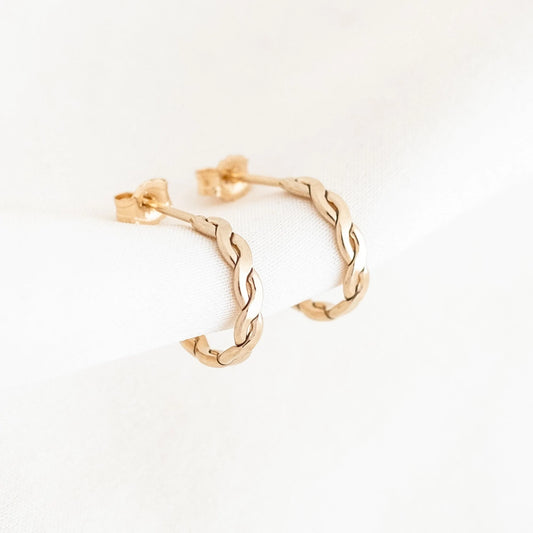 Twist Hoop Earrings