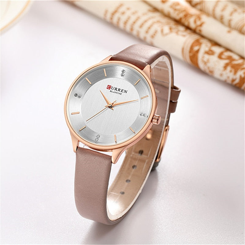 YSYH Watches For Women  Rhinestone Women's Wriswatch With Leather Ladies Dress Watch Female Clock Relogio Feminino